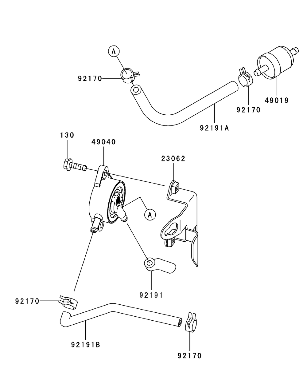 Fh541v-Bs31 Fuel Tank And Fuel Valve Diagram and Parts List for H1748 55AI4HPS750-WAM Cub Cadet Lawn Mower